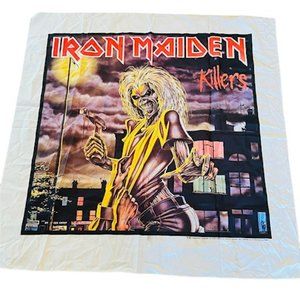 Iron Maiden Heavy Metal Banner Flag Wall Poster Eddie 1982 Transylvania 45X43